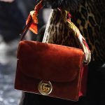 Gucci Red Suede Flap Bag - Fall 2019