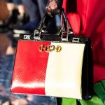 Gucci Red/Yellow Python Zumi Top Handle Bag - Fall 2019