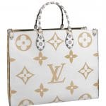 Louis Vuitton Blanc Monogram Geant Tote Bag