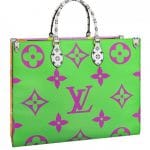 Louis Vuitton Green Monogram Geant Tote Bag