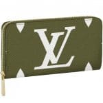 Louis Vuitton Green Monogram Geant Zippy Wallet