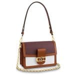 Louis Vuitton Snow/Backberry Taurillon Dauphine MM Bag