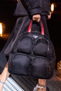 Prada Black Nylon with Pockets Tote Bag - Fall 2019