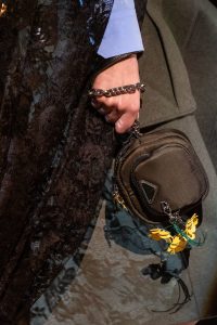 Prada Brown Nylon Mini Chain Bag - Fall 2019