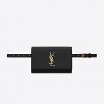 Saint Laurent Black Kate Belt Bag