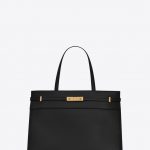 Saint Laurent Black Manhattan Medium Shopping Bag