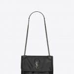 Saint Laurent Black Metallic Niki Baby Bag