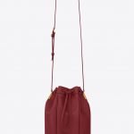 Saint Laurent Garnet Talitha Medium Bucket Bag