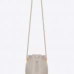 Saint Laurent Ivory Talitha Small Bucket Bag