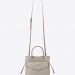 Saint Laurent Ivory Uptown Small Tote Bag