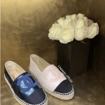 Chanel Blue and White Espadrilles