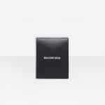 Balenciaga Black Shopping Envelope Clutch Bag