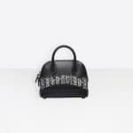 Balenciaga Black/White Tattoo Ville Top Handle XXS Bag