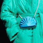 Balenciaga Blue Seashell Minaudiere Bag - Fall 2019