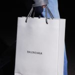 Balenciaga Gray Logo Shopping Bag - Fall 2019