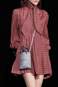 Balenciaga Gray Mini Shopping Bag 2 - Fall 2019