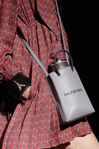 Balenciaga Gray Mini Shopping Bag 3 - Fall 2019