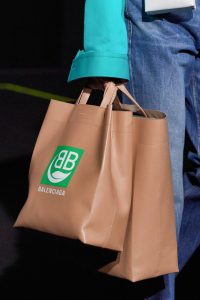 Balenciaga Light Brown Shopping Bags - Fall 2019