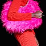 Balenciaga Pink Fur Large Clutch Bag - Fall 2019