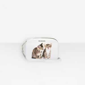 Balenciaga White Kitten Everyday Camera XS Bag