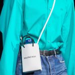 Balenciaga White Mini Shopping Bag - Fall 2019