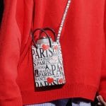 Balenciaga White Paris Print Mini Shopping Bag - Fall 2019