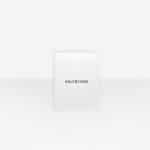 Balenciaga White Shopping Envelope Clutch Bag