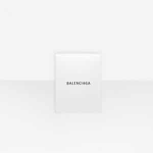 Balenciaga White Shopping Envelope Clutch Bag