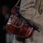 Celine Burgundy Python Shoulder Bag - Fall 2019