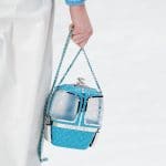 Chanel Turquoise Cable Car Minaudiere Bag - Fall 2019
