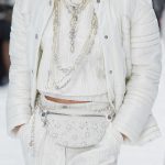 Chanel White Embellished Belt Bag - Fall 2019