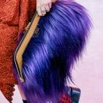 Chloe Purple Fur Clutch Bag - Fall 2019