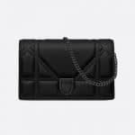 Dior Black Ultra Matte Diorama Clutch Bag