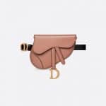 Dior Blush Powder Calfskin Saddle Belt Bag