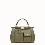 Fendi Green Peekaboo Mini Pocket Bag