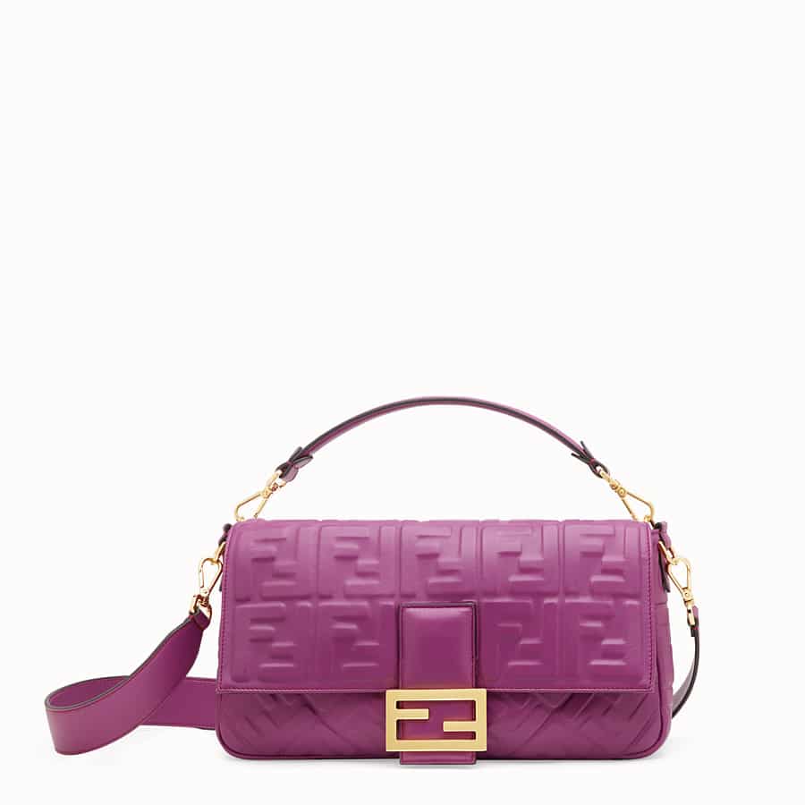 fendi purple baguette