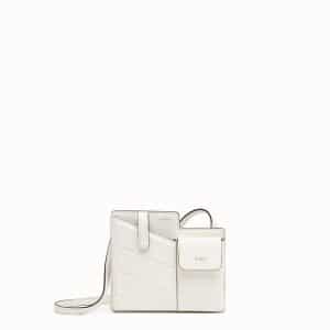 Fendi White Two-Pocket Mini Bag
