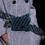 Givenchy Blue Logo Fabric Flap Bag 2 - Fall 2019