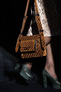 Givenchy Brown Logo Fabric Flap Bags - Fall 2019