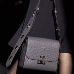 Givenchy Gray Ostrich Flap Bag - Fall 2019