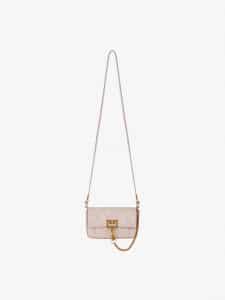 Givenchy Pale Pink Diamond Quilted Mini Pocket Bag