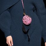 Givenchy Pink Python Mini Round Pouch Bag - Fall 2019