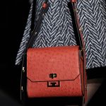 Givenchy Red Ostrich Flap Bag - Fall 2019