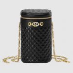 Gucci Black Quilted Leather Belt Bag