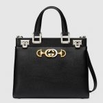 Gucci Black Zumi Small Top Handle Bag