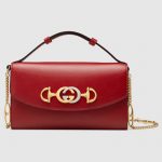 Gucci Hibiscus Red Zumi Mini Shoulder Bag