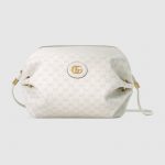 Gucci White Mini GG Supreme Canvas Mini Bag