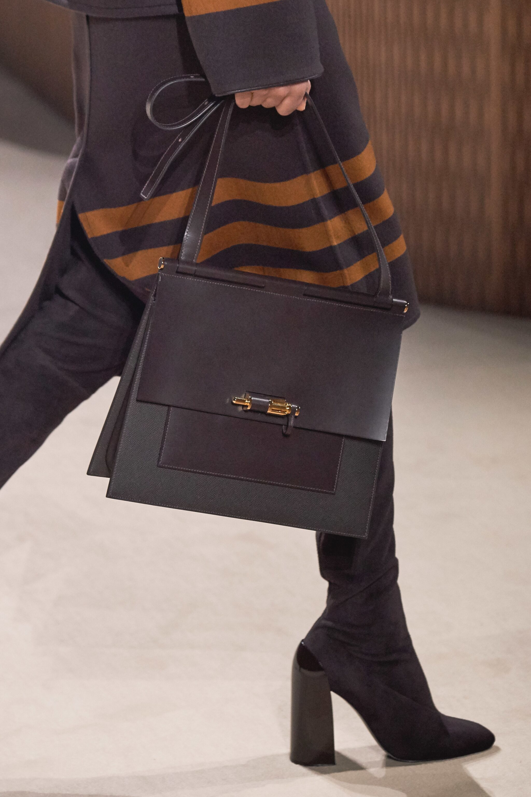 Hermes Fall/Winter 2019 Runway featuring Mini Constance Bag | Spotted Fashion