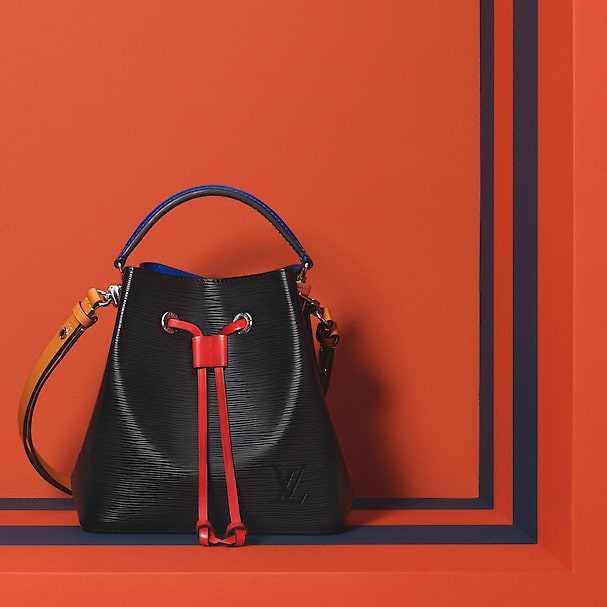 Louis Vuitton Black Safran Epi NeoNoe BB Bag 1