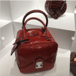 Louis Vuitton Red Python Square Bag